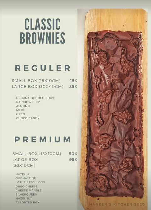 Classic Brownies Reguler Small Box