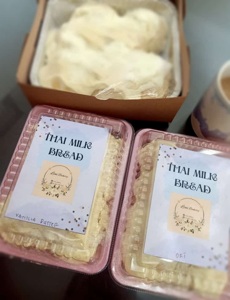 Thai Milk Bread Vanilla Ori dan Salted Butter