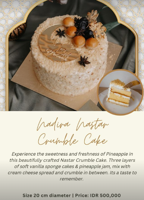 Nadira Nastar Crumble Cake