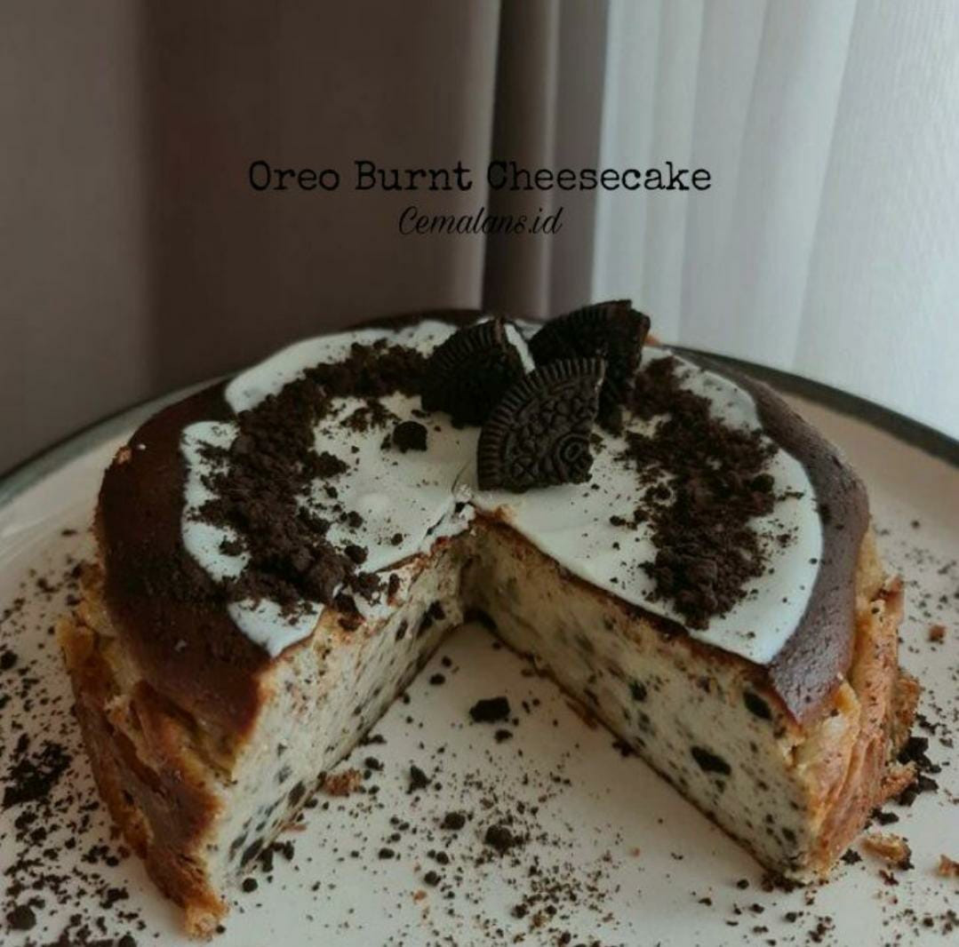 Oreo Burnt Cheesecake