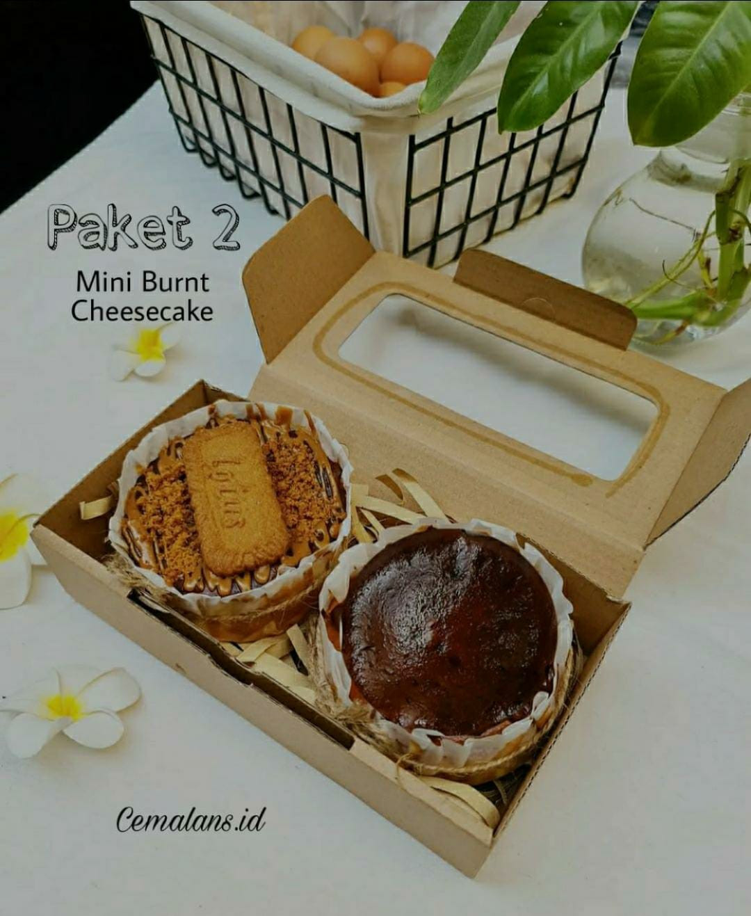 Paket Mini 2 Burnt Cheesecake