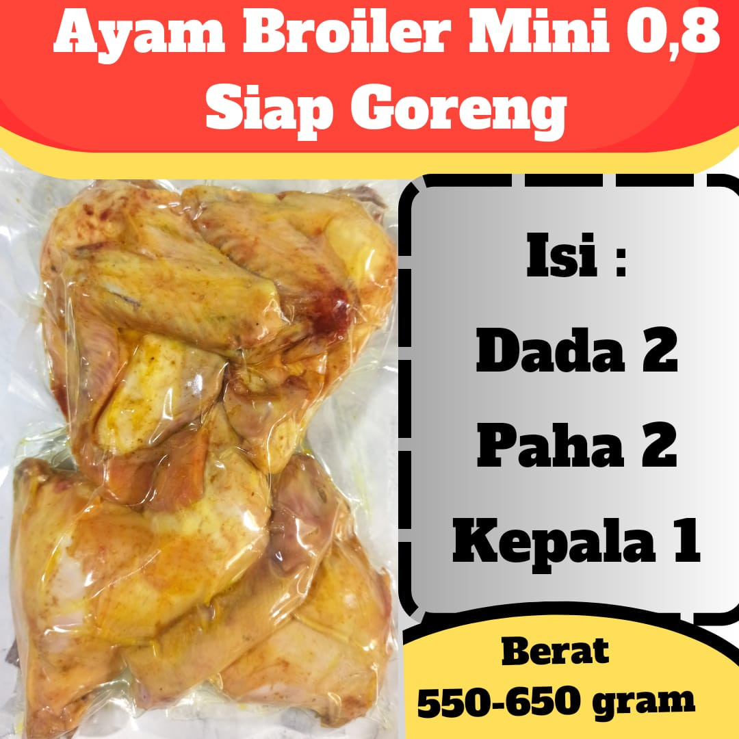 Ayam Broiler Mini 0,8