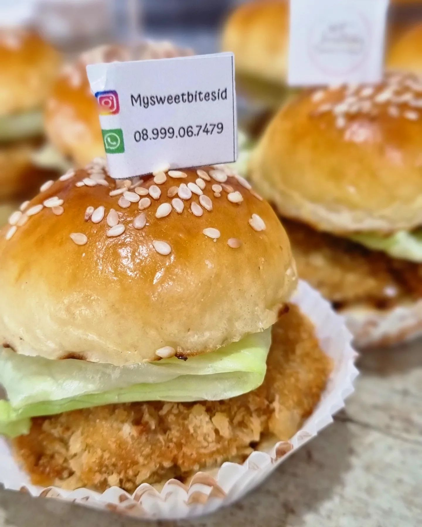 Mini Chicken Schnitzel Burger