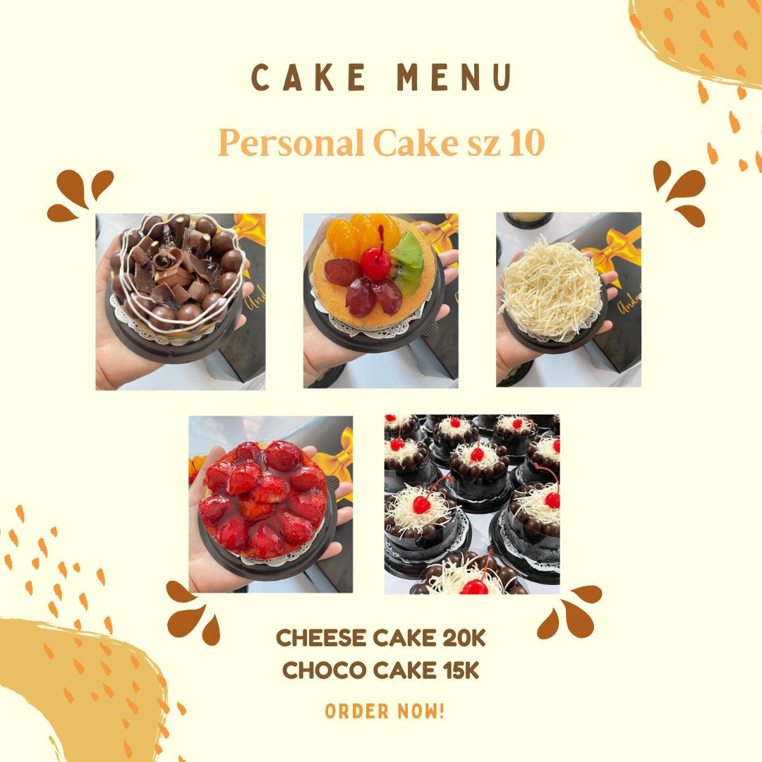 Personal Choco Cake sz 10