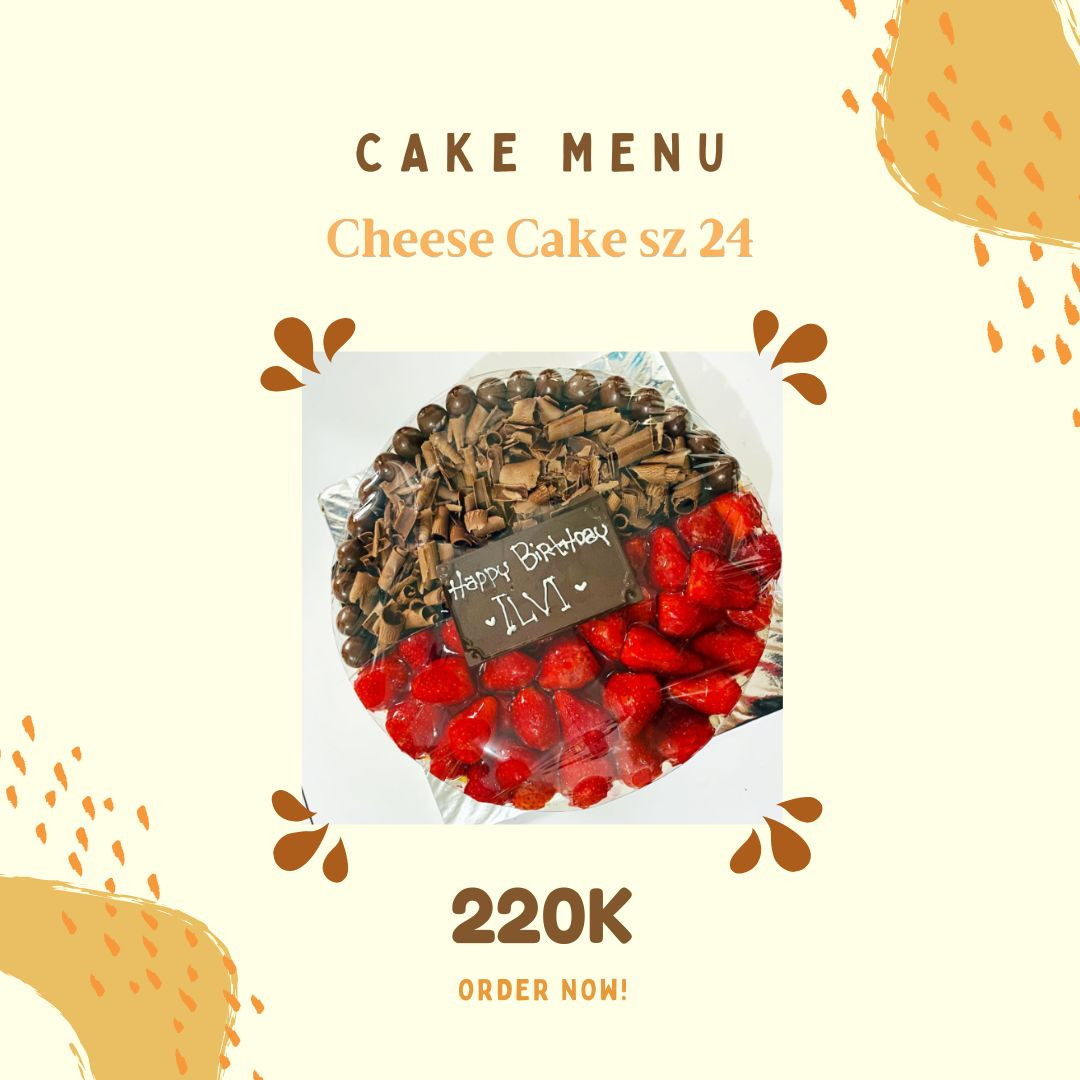 Cheese Cake size 24 Aneka Topping