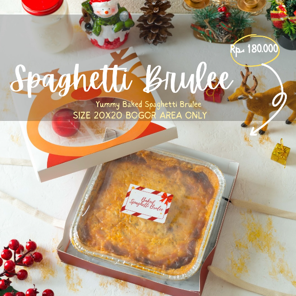 SPAGHETTI BRULEE Hampers Natal 2024