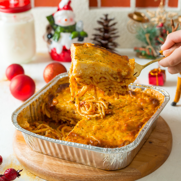 SPAGHETTI BRULEE Hampers Natal 2024