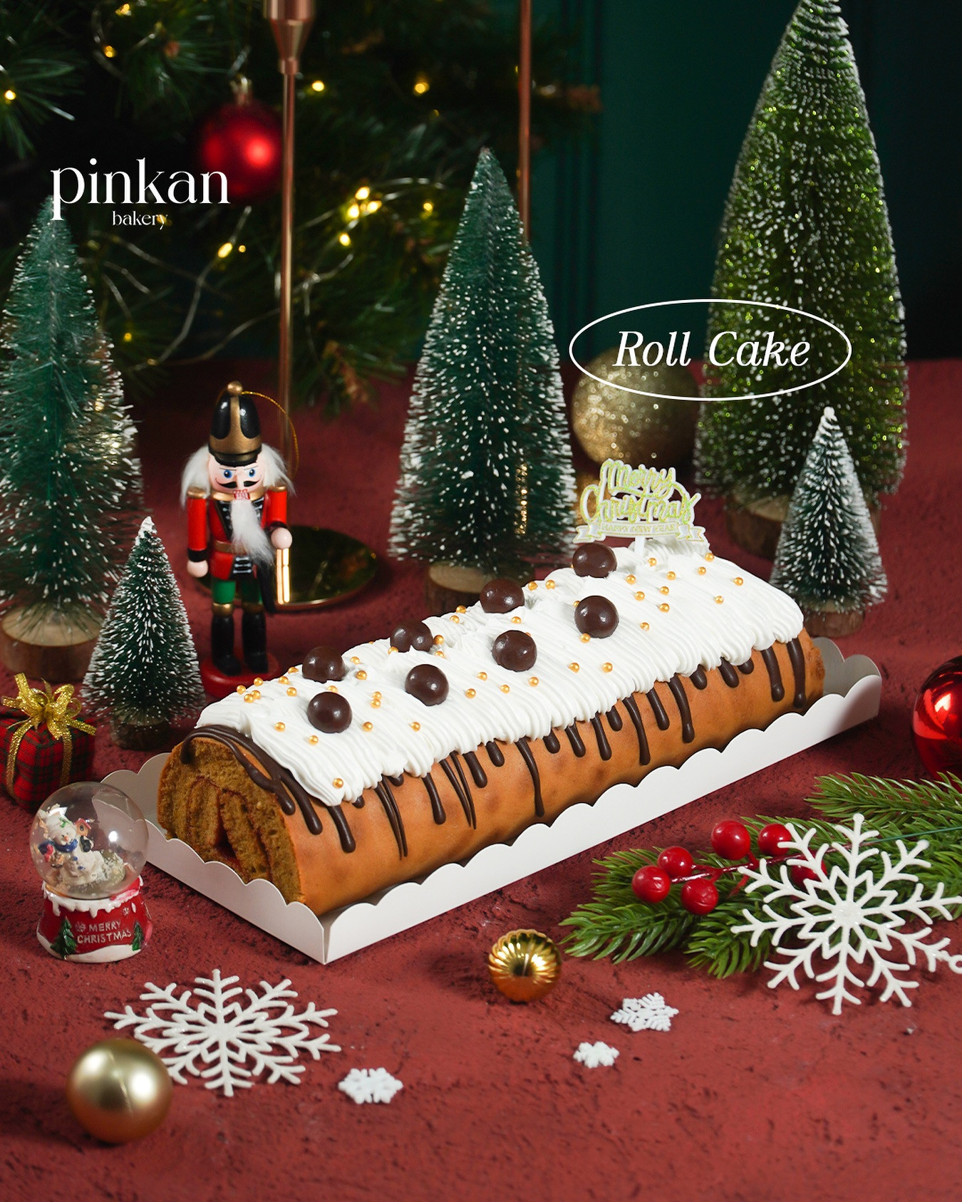 Roll Cake untuk Hampers Natal